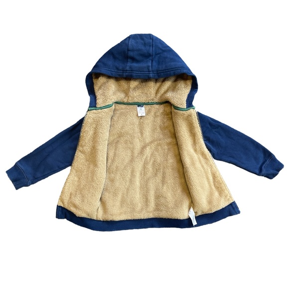 Toddler Carter’s Zip-Up Hoodie With Teddy Bear Fur Lining - Size 4T - Picture 2 of 3